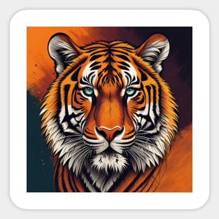 Tiger Face Sticker